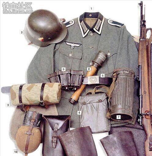 二戰德國單兵裝備圖片，揭示歷史細節與士兵裝備演變，二戰德國單兵裝備圖片集，揭示士兵裝備演變與歷史細節探索
